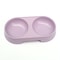 Wheat Straw EcoFriendly Pet Double Bowl DualUse Food Water Feeder For Cats Small Dogs 9