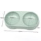Wheat Straw EcoFriendly Pet Double Bowl DualUse Food Water Feeder For Cats Small Dogs 6