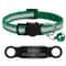 Customized Reflective Safety Cat Collar Personalized LaserEngraved ID Nameplate Bell 9