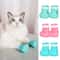 4Piece AntiScratch Silicone Cat Paw Boots With Adjustable Straps 1