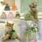 Romantic Floral Pet Summer Dress Charming Bowknot Party Outfit For Cats Small Dogs 1