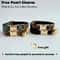 Elegant Tweed Checked Cat Collar With Personalized ID Plate Detachable Pearl Charm 1