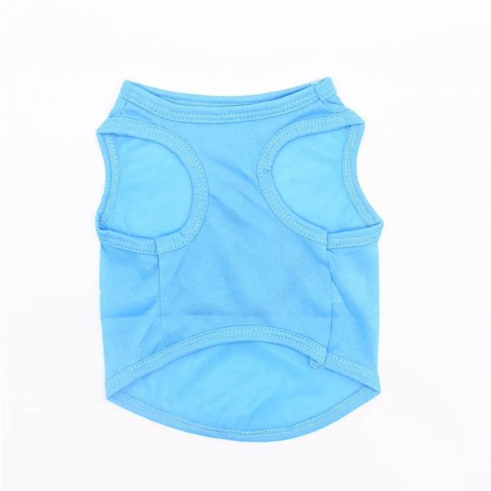 Cool Breathable Summer Pet Vest Soft CottonBlend Pajamas For Cats Kittens And Small Dogs 4
