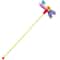 Interactive Insect Feather Cat Teaser Wand With Soft Wool Ball Accent 8