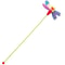 Interactive Insect Feather Cat Teaser Wand With Soft Wool Ball Accent 8
