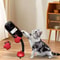 Cartoon Cat Punching Bag Toy Interactive Indoor Boxing Toy With HeavyDuty Suction Cup Random Color 3