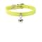 Colorful Adjustable Leather Pet Collar With Metallic Safety Bell 10