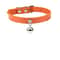 Colorful Adjustable Leather Pet Collar With Metallic Safety Bell 12