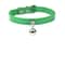 Colorful Adjustable Leather Pet Collar With Metallic Safety Bell 17