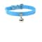 Colorful Adjustable Leather Pet Collar With Metallic Safety Bell 19