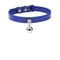 Colorful Adjustable Leather Pet Collar With Metallic Safety Bell 5
