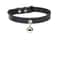 Colorful Adjustable Leather Pet Collar With Metallic Safety Bell 7