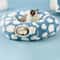 Plush Donut Cat Tunnel Bed Round Convertible Play Labyrinth With Hanging Toy Balls Washable Peeka 3