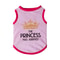 Charming Princess Print Summer Cotton Pet Vest Soft Sleeveless TShirt For Sphynx Cats And Small Do 9