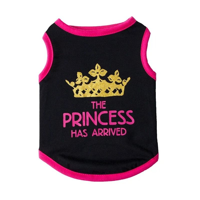 Charming Princess Print Summer Cotton Pet Vest Soft Sleeveless TShirt For Sphynx Cats And Small Do 7