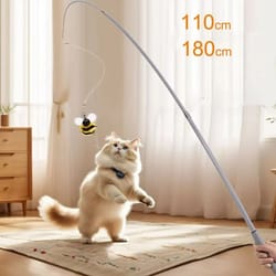 telescopic carbon fiber cat wand toy