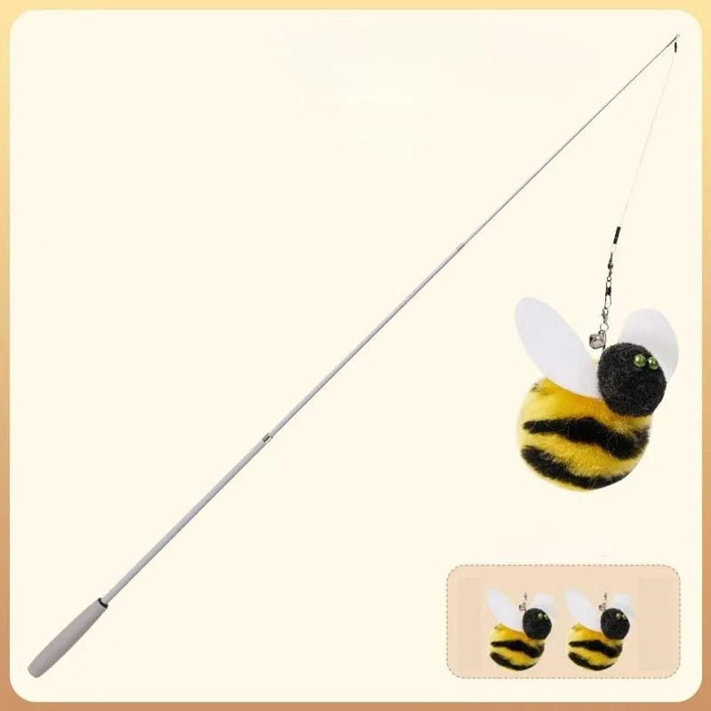 Telescopic Carbon Fiber Cat Wand Toy 8