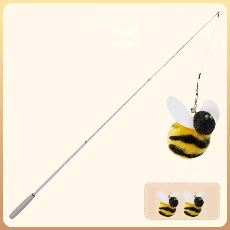Telescopic Carbon Fiber Cat Wand Toy 8