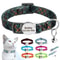 Personalized Nylon Cat ID Collar With Engraved SlideOn Safety Tag 0
