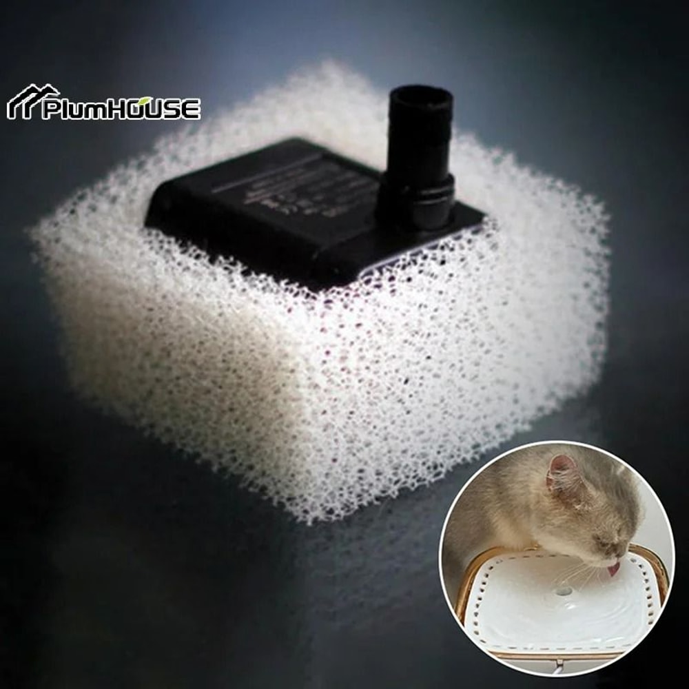 Replacement Foam Filters For Cat Water Fountain Pumps Pack Of 10 1