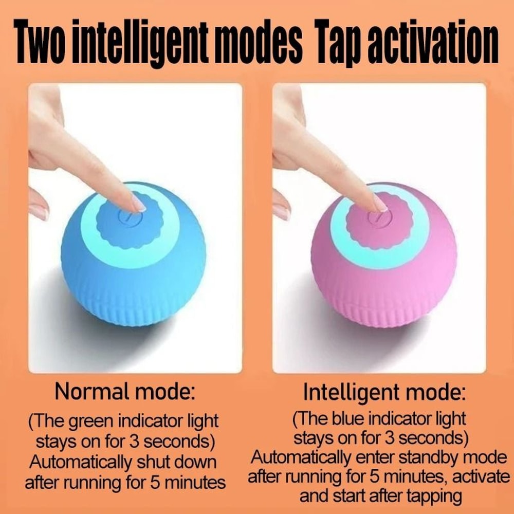 Smart SelfRolling Interactive Cat Toy Ball 3
