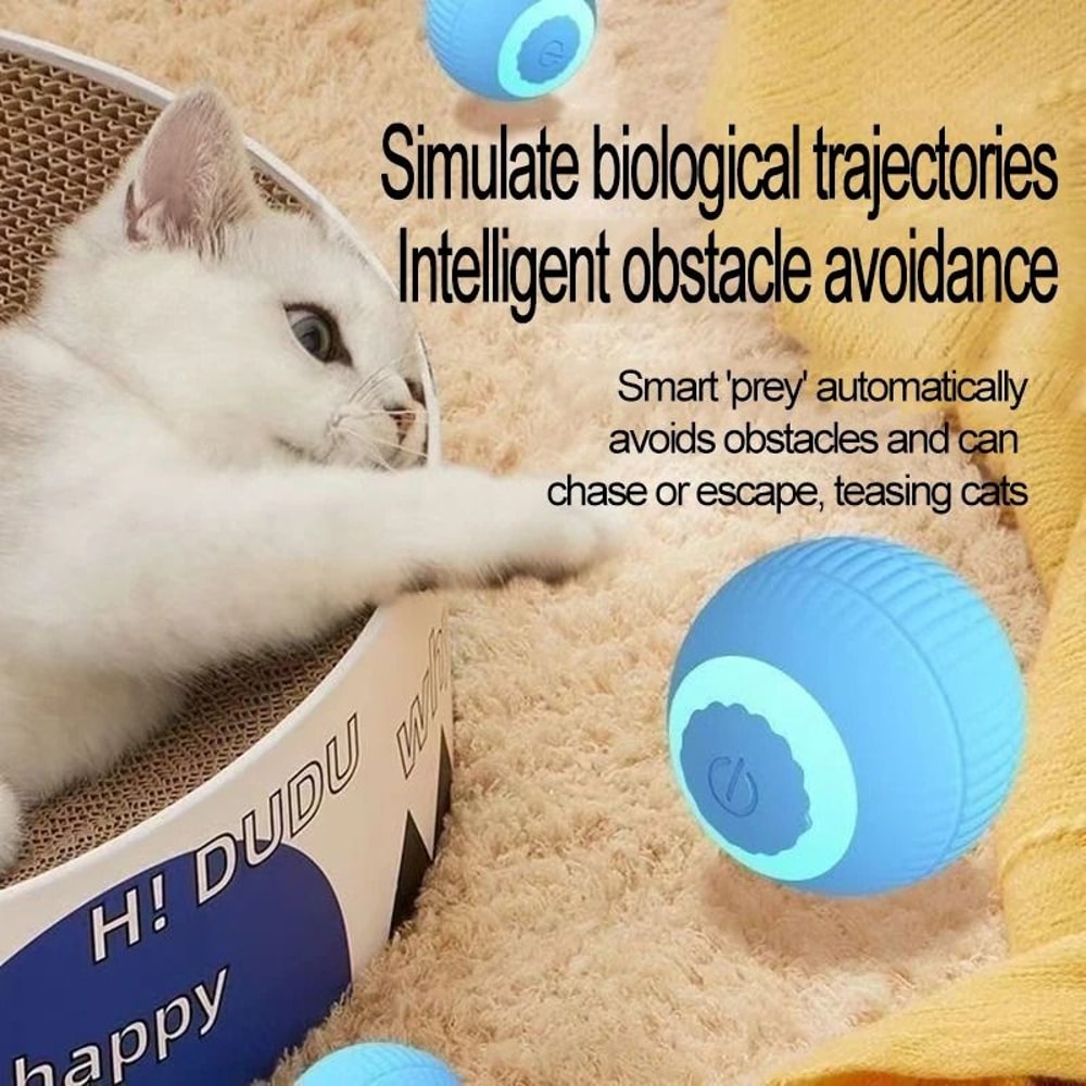 Smart SelfRolling Interactive Cat Toy Ball 4