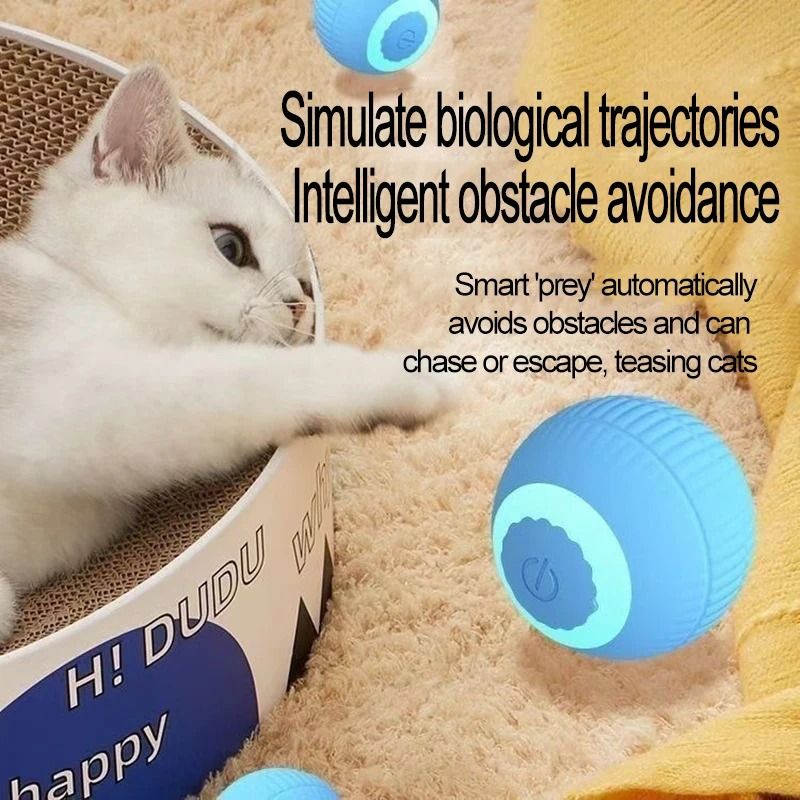 Smart SelfRolling Interactive Cat Toy Ball 4