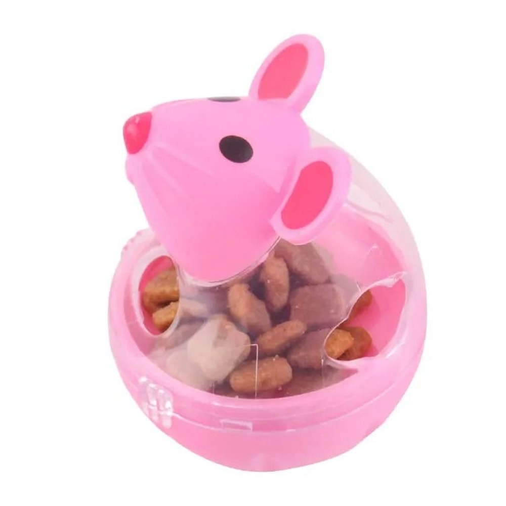 Interactive Mouse Tumbler Treat Dispenser Toy 9