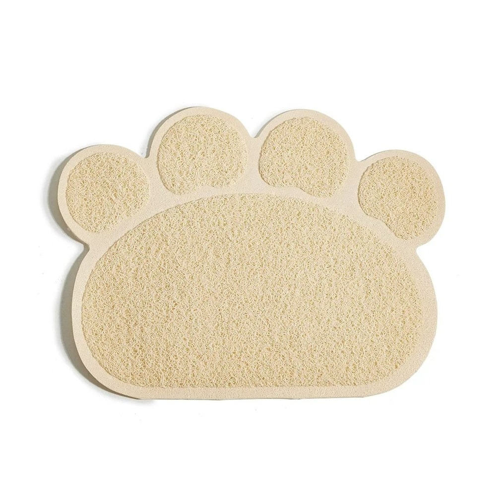 NonSlip PawPrint PVC Cat Litter Trapping Mat 9