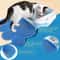 NonSlip PawPrint PVC Cat Litter Trapping Mat 4