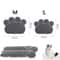 NonSlip PawPrint PVC Cat Litter Trapping Mat 6
