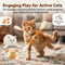 Felt Cotton Swab Cat Toys Pack Of 6 2