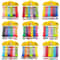 Delicate Adjustable Casual Nylon Cat Dog Collars With Bell Pack Of 12 1