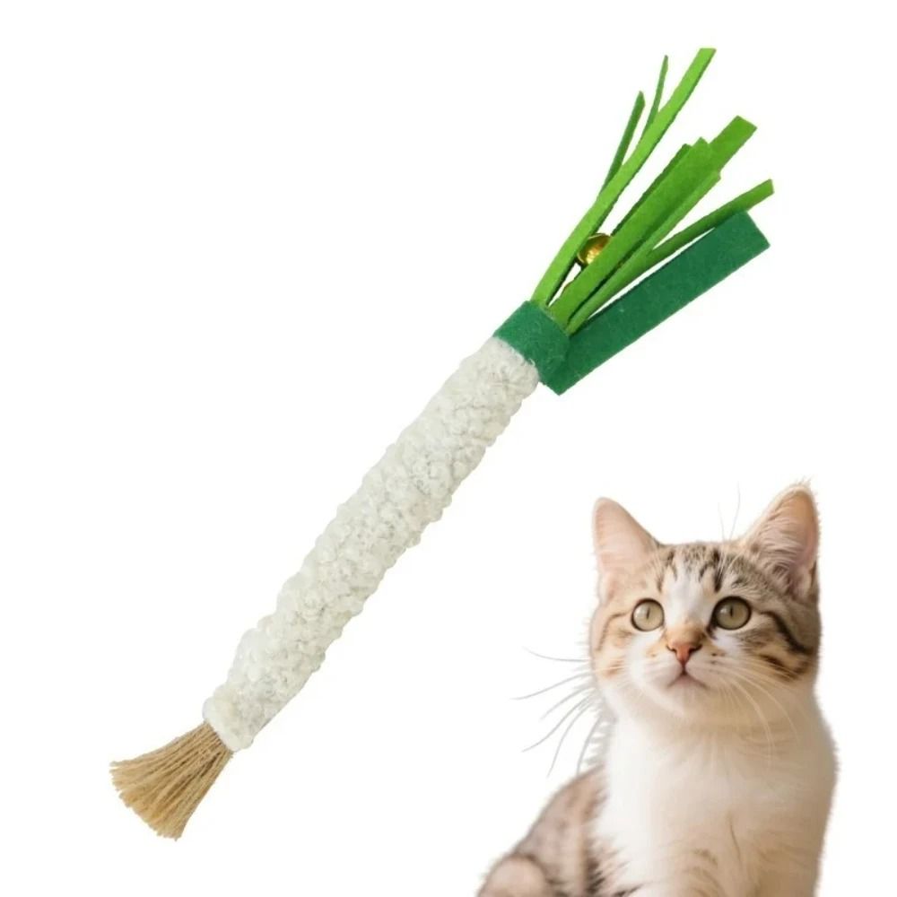 Simulated Scallion Silvervine Cat Chew Toys Pack Of 3 2