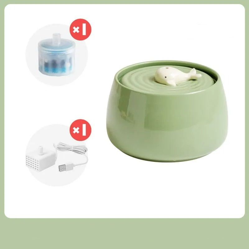 13L Ceramic Automatic Circulating Pet Water Fountain 9