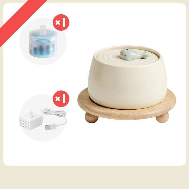 13L Ceramic Automatic Circulating Pet Water Fountain 10