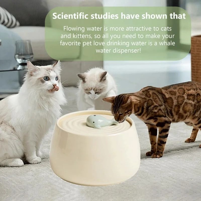 13L Ceramic Automatic Circulating Pet Water Fountain 2