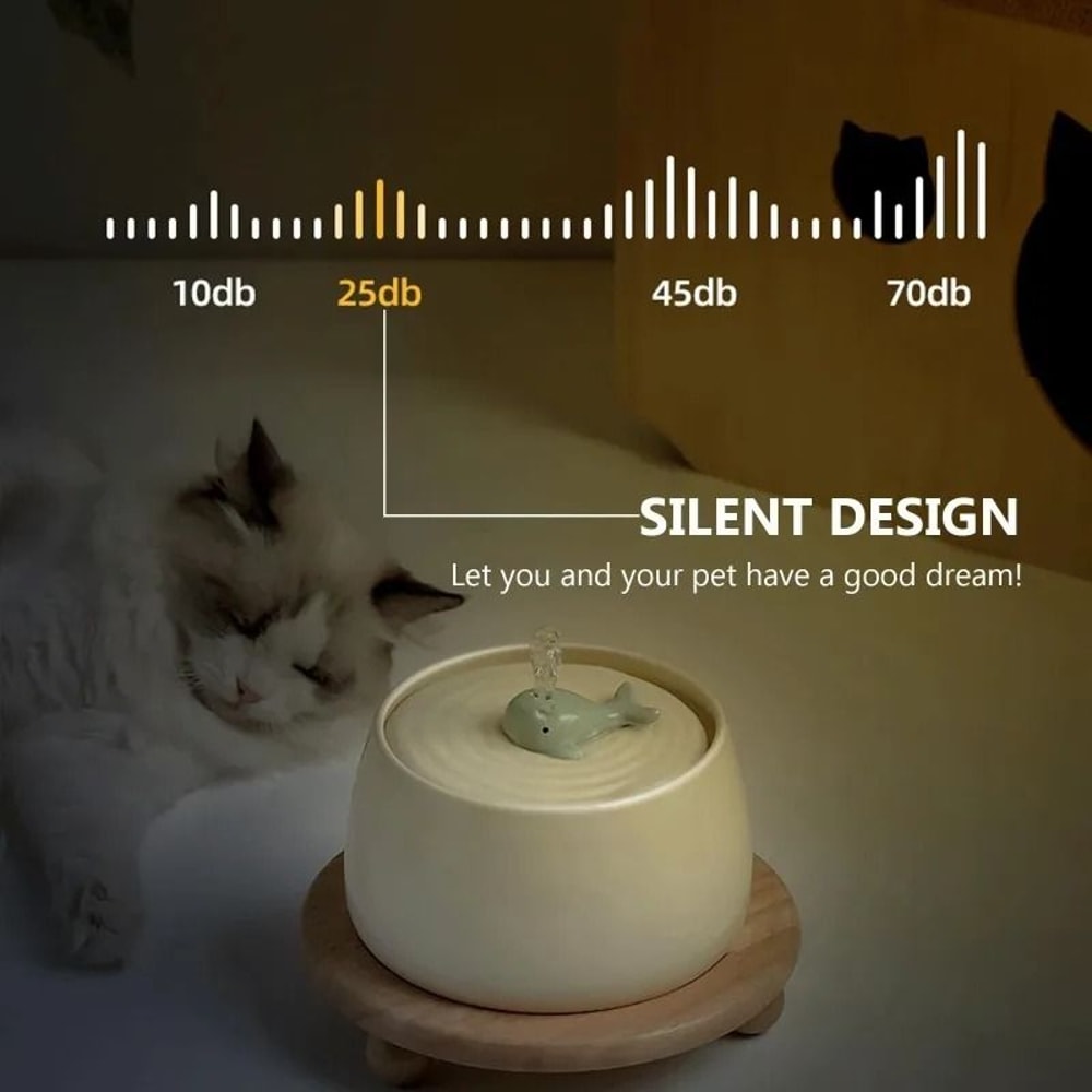 13L Ceramic Automatic Circulating Pet Water Fountain 3