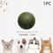 Rotatable WallMounted Natural Catnip Ball Toy 4