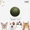 Rotatable WallMounted Natural Catnip Ball Toy 4
