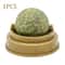 Rotatable WallMounted Natural Catnip Ball Toy 5