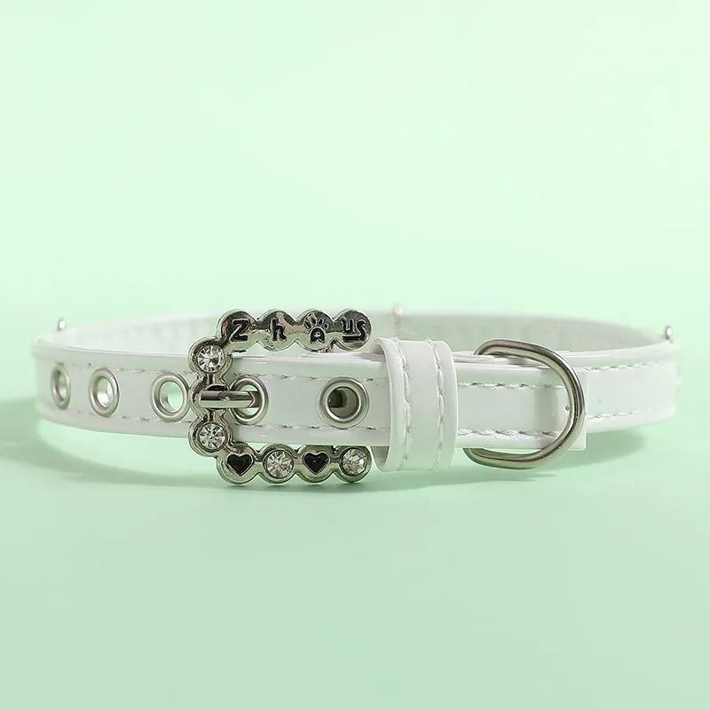 Luxury Pearl Rhinestone Pet Collar Necklace 6