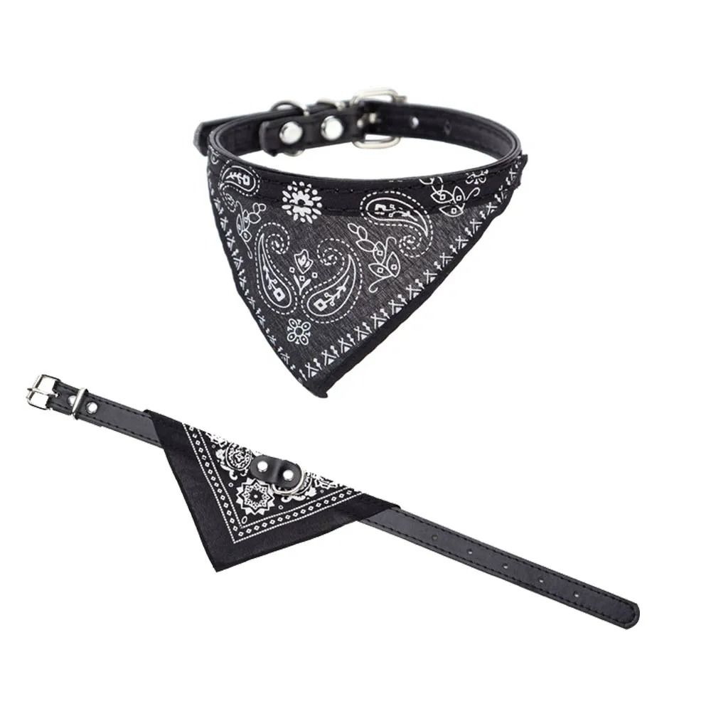 Adjustable Cute Printed Bandana Cat Puppy Scarf Collar 5