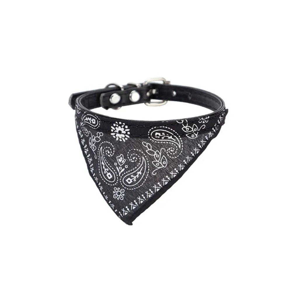 Adjustable Cute Printed Bandana Cat Puppy Scarf Collar 7
