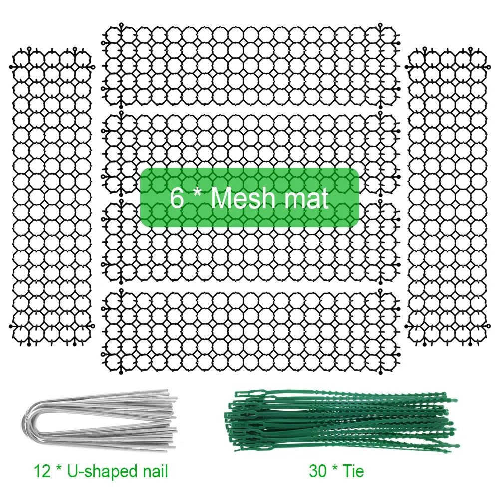 Humanized Pet Deterrent Cat Scat Mat With Secure Ground Nails 7