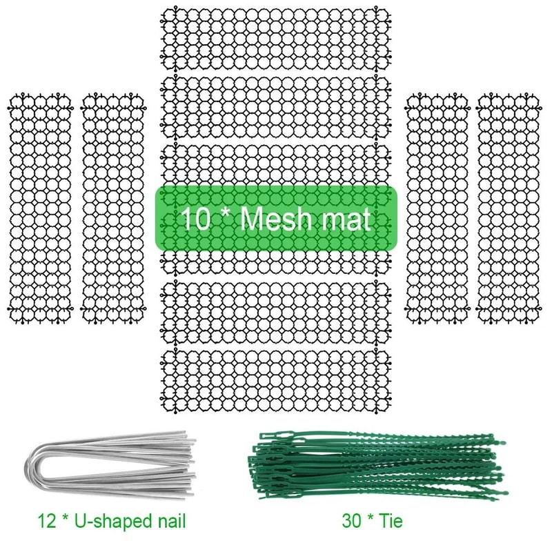 Humanized Pet Deterrent Cat Scat Mat With Secure Ground Nails 8