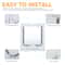 4Way Locking Interior Pet Flap Door 3
