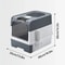 Portable Collapsible Cat Litter Box With Splash Guard Scoop 5