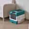 Portable Collapsible Cat Litter Box With Splash Guard Scoop 8