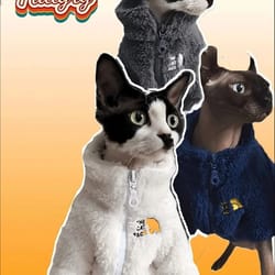 winter thick warm three-color lambswool pet coat